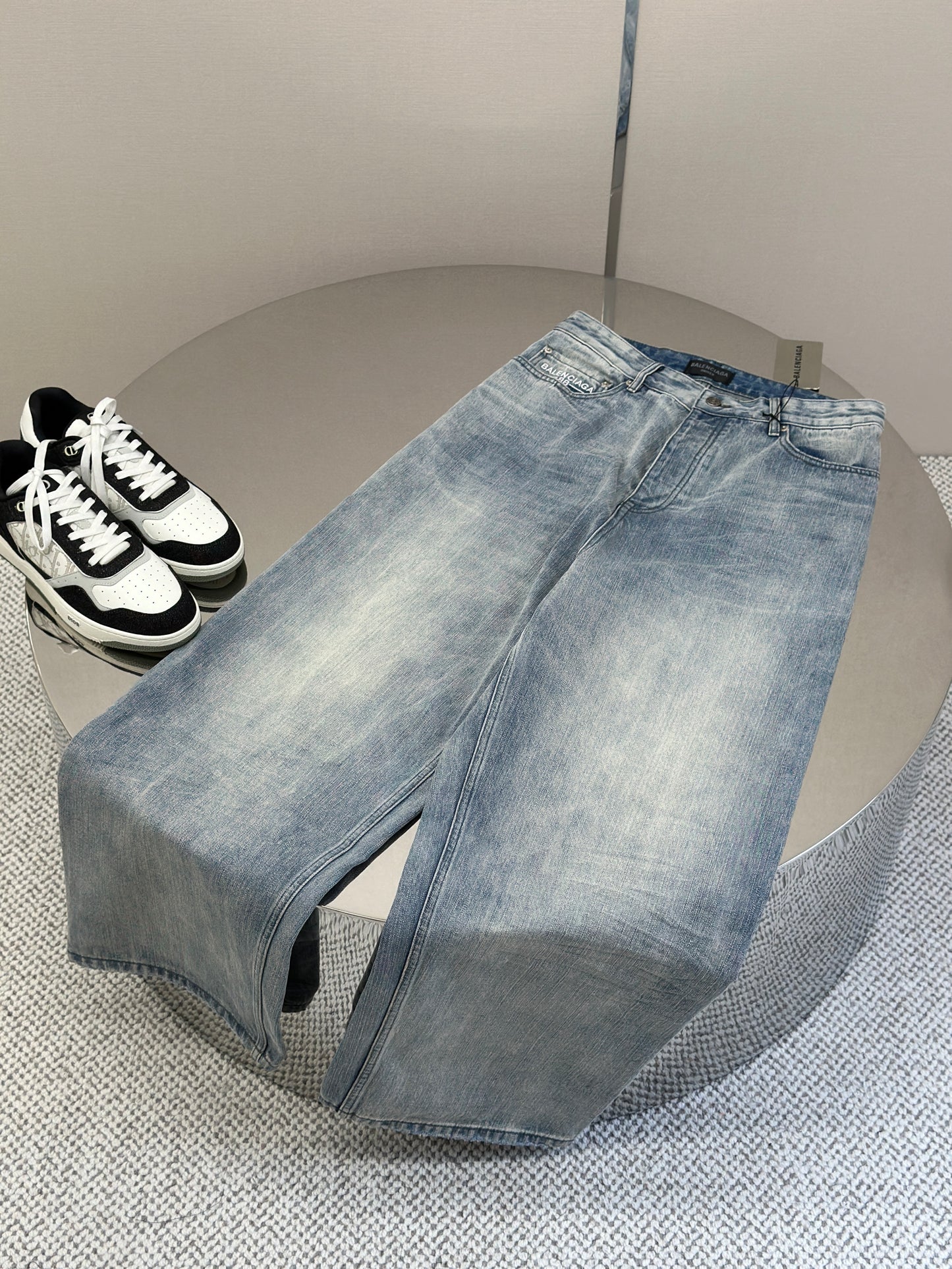 BALENC* Baggy Pants in Light Blue