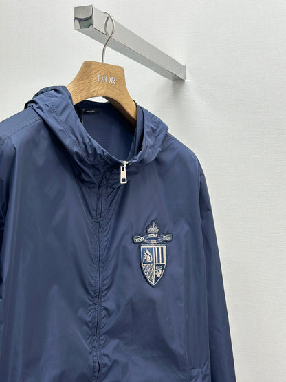 FEND1  Blue technical fabric jacket