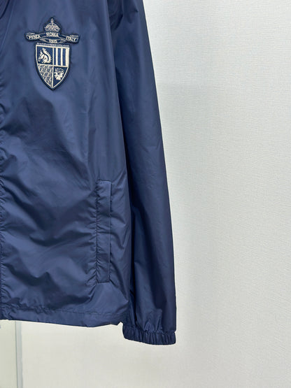 FEND1  Blue technical fabric jacket