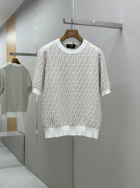 FEND1  Knitted jacquard FF sweater