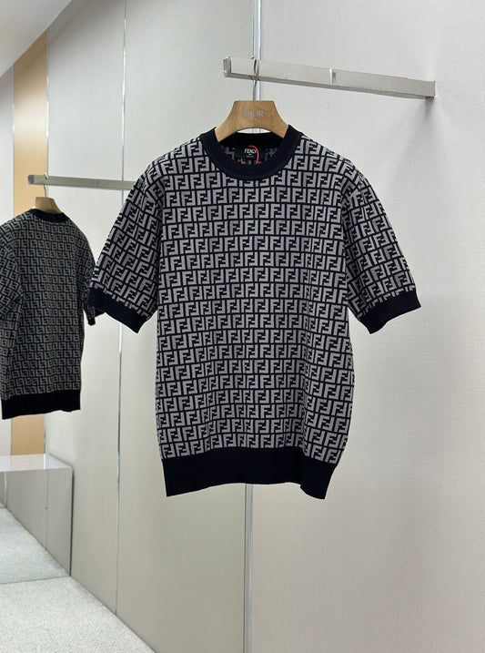 FEND1  Knitted jacquard FF sweater