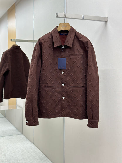 LOUI*V Monogram Embossed Jacket
