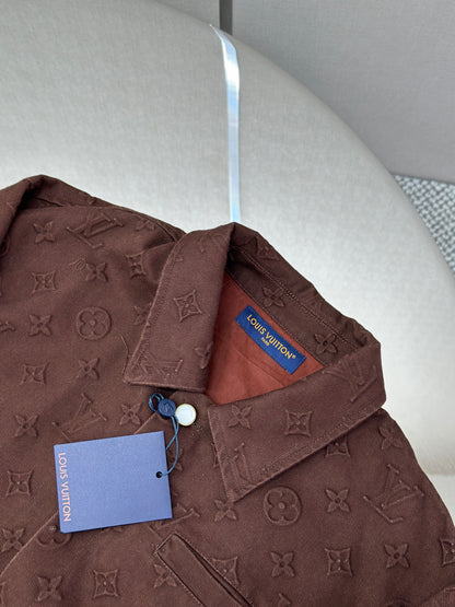 LOUI*V Monogram Embossed Jacket