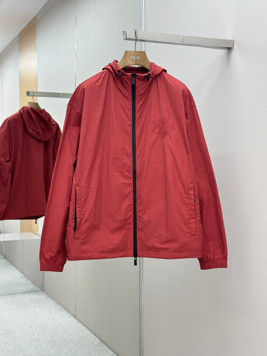 BURB* Nylon Cotton Hooded Jacket