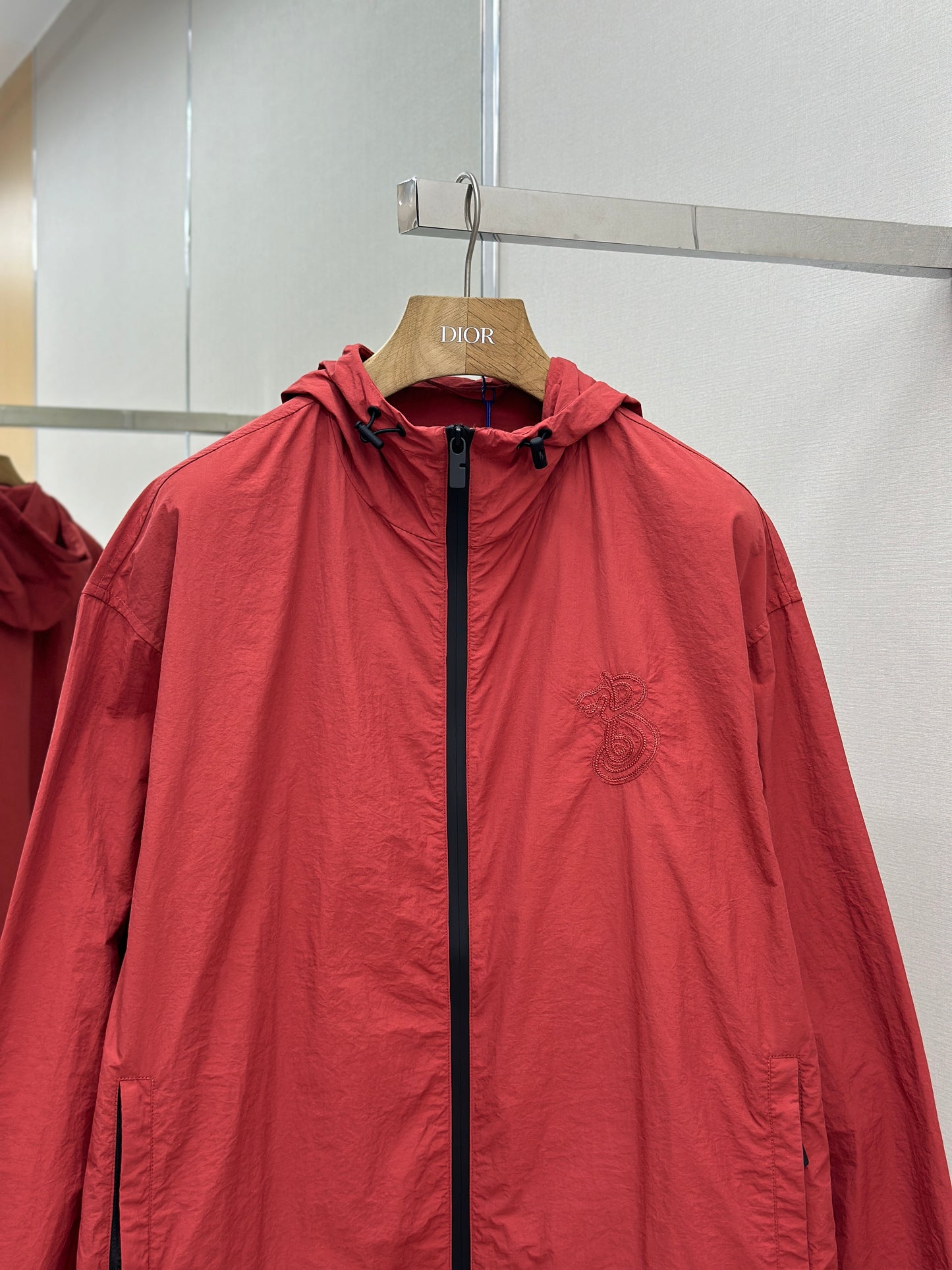 BURB* Nylon Cotton Hooded Jacket
