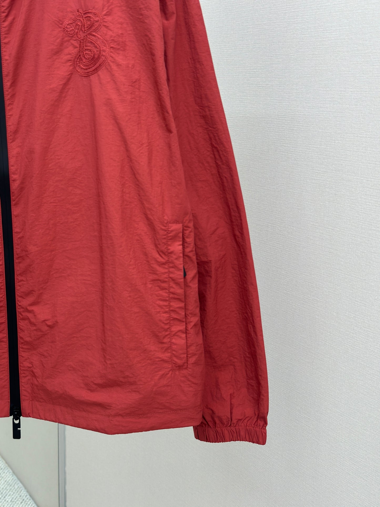 BURB* Nylon Cotton Hooded Jacket