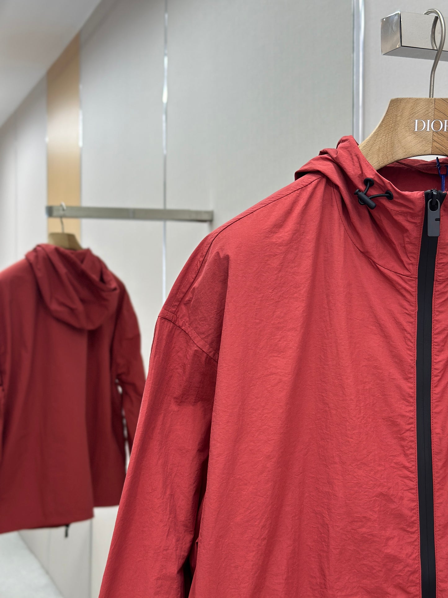 BURB* Nylon Cotton Hooded Jacket