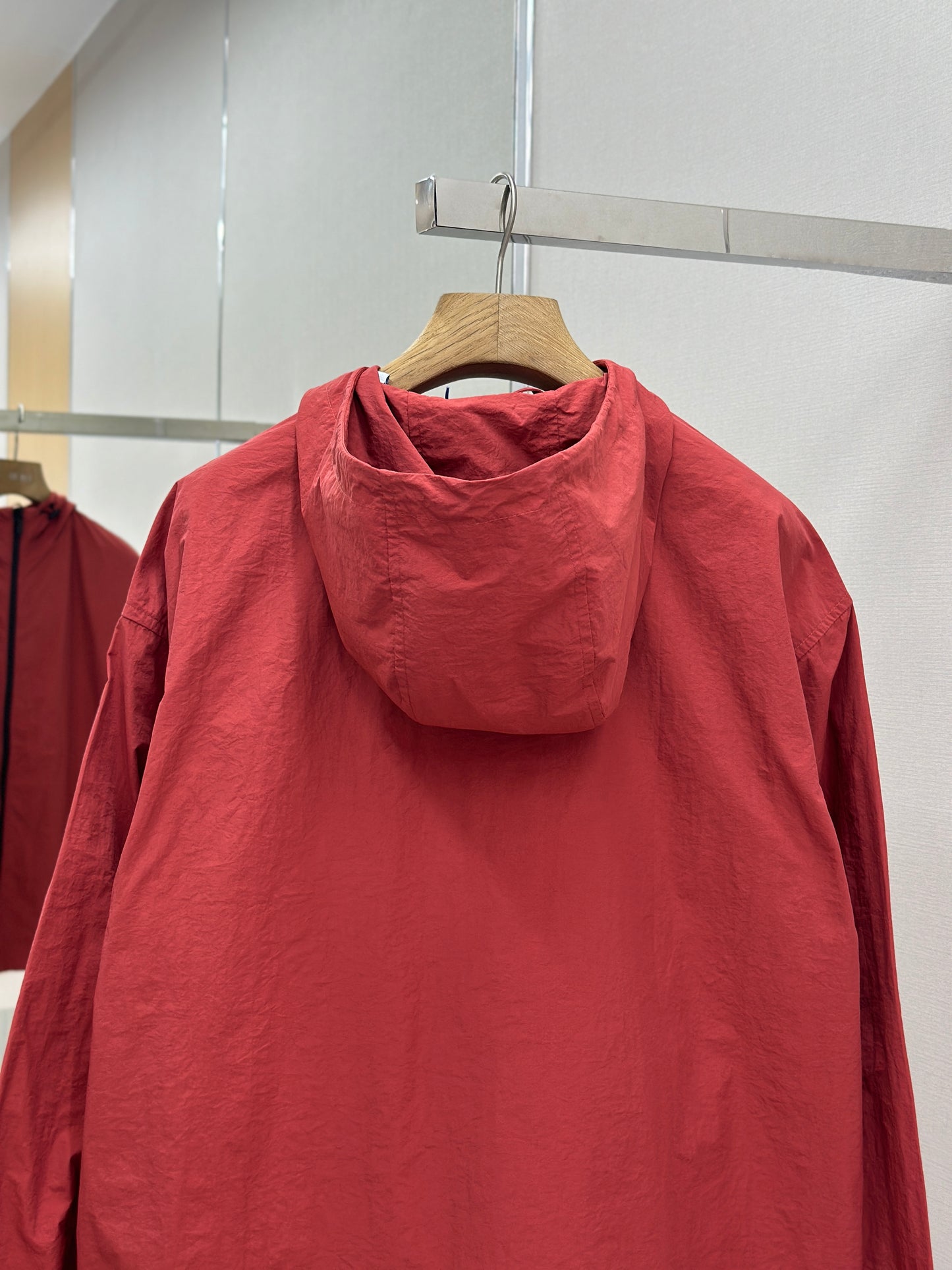 BURB* Nylon Cotton Hooded Jacket