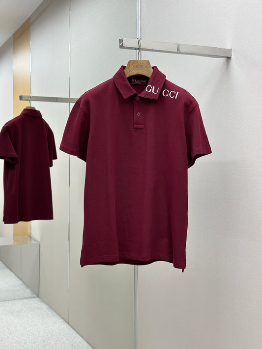 GUC* Printed cotton polo shirt