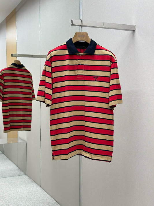 PRA* Cotton polo shirt