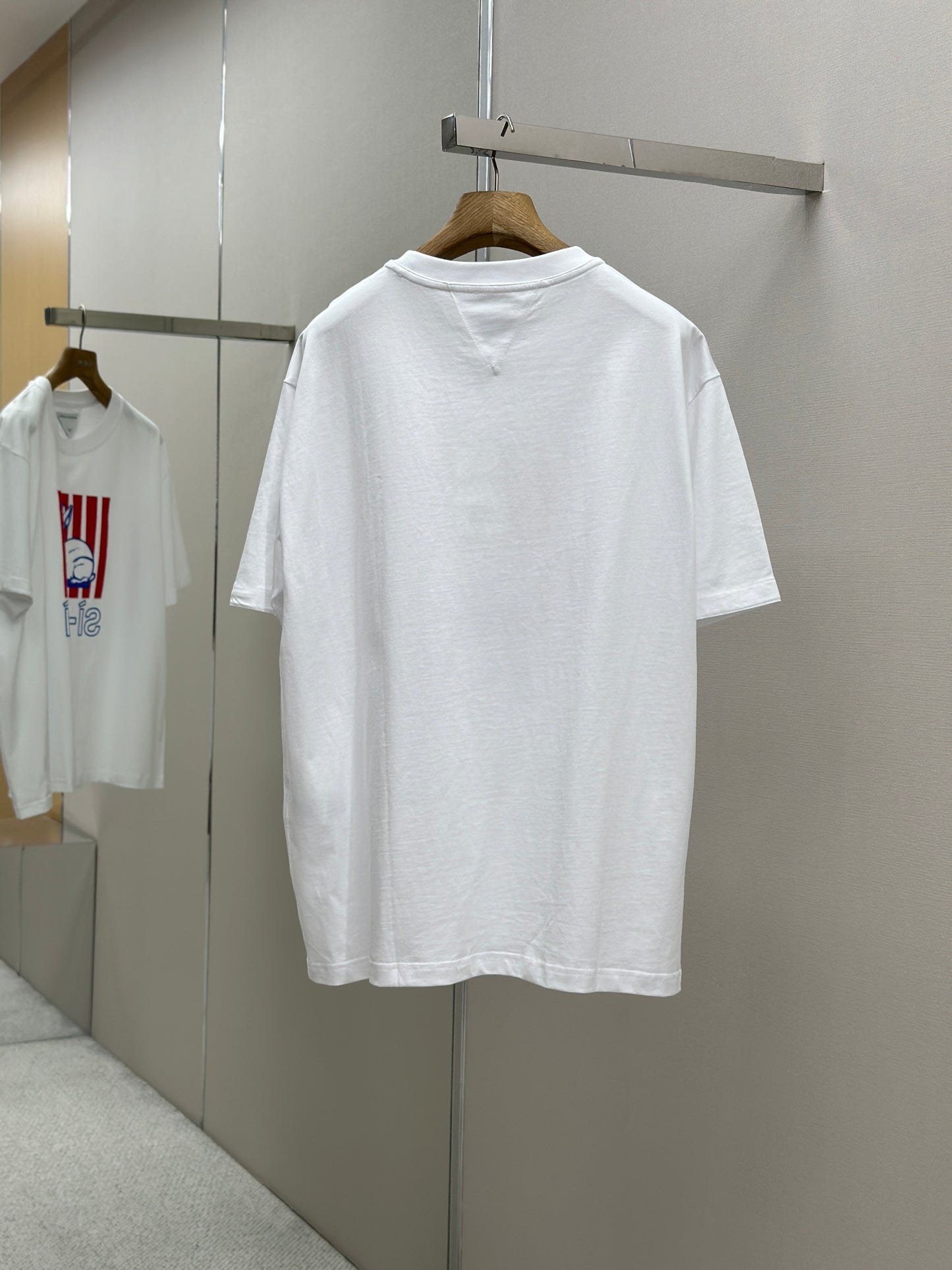 Botteg@V   Cotton Printed Jersey T-Shirt