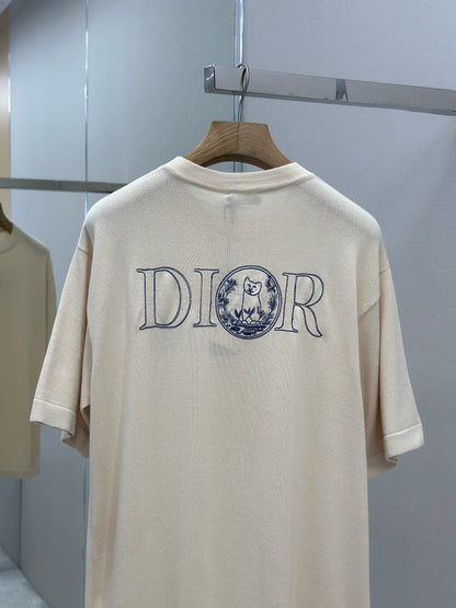DIO* AND HYLT0N NEL Knit T-Shirt, Oversized Fit