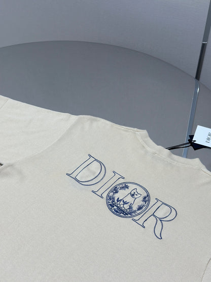 DIO* AND HYLT0N NEL Knit T-Shirt, Oversized Fit
