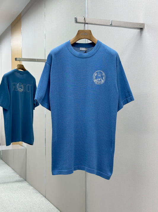 DIO* AND HYLT0N NEL Knit T-Shirt, Oversized Fit