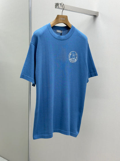 DIO* AND HYLT0N NEL Knit T-Shirt, Oversized Fit