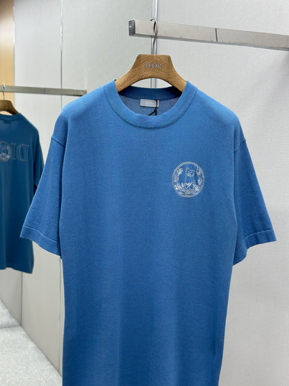 DIO* AND HYLT0N NEL Knit T-Shirt, Oversized Fit