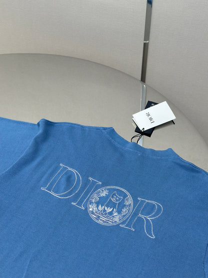 DIO* AND HYLT0N NEL Knit T-Shirt, Oversized Fit