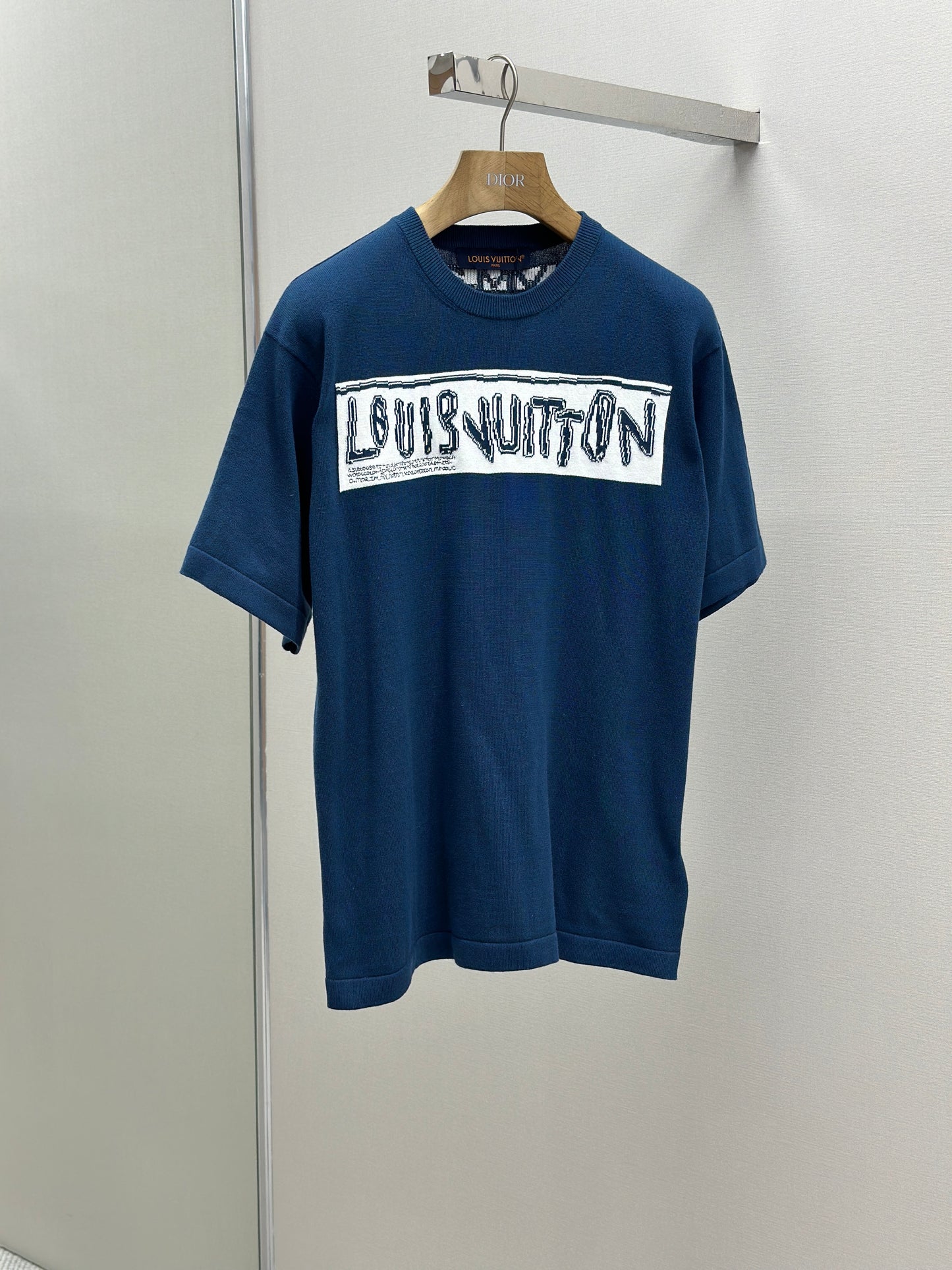 LOUI*V  Short-Sleeved Cotton Crewneck