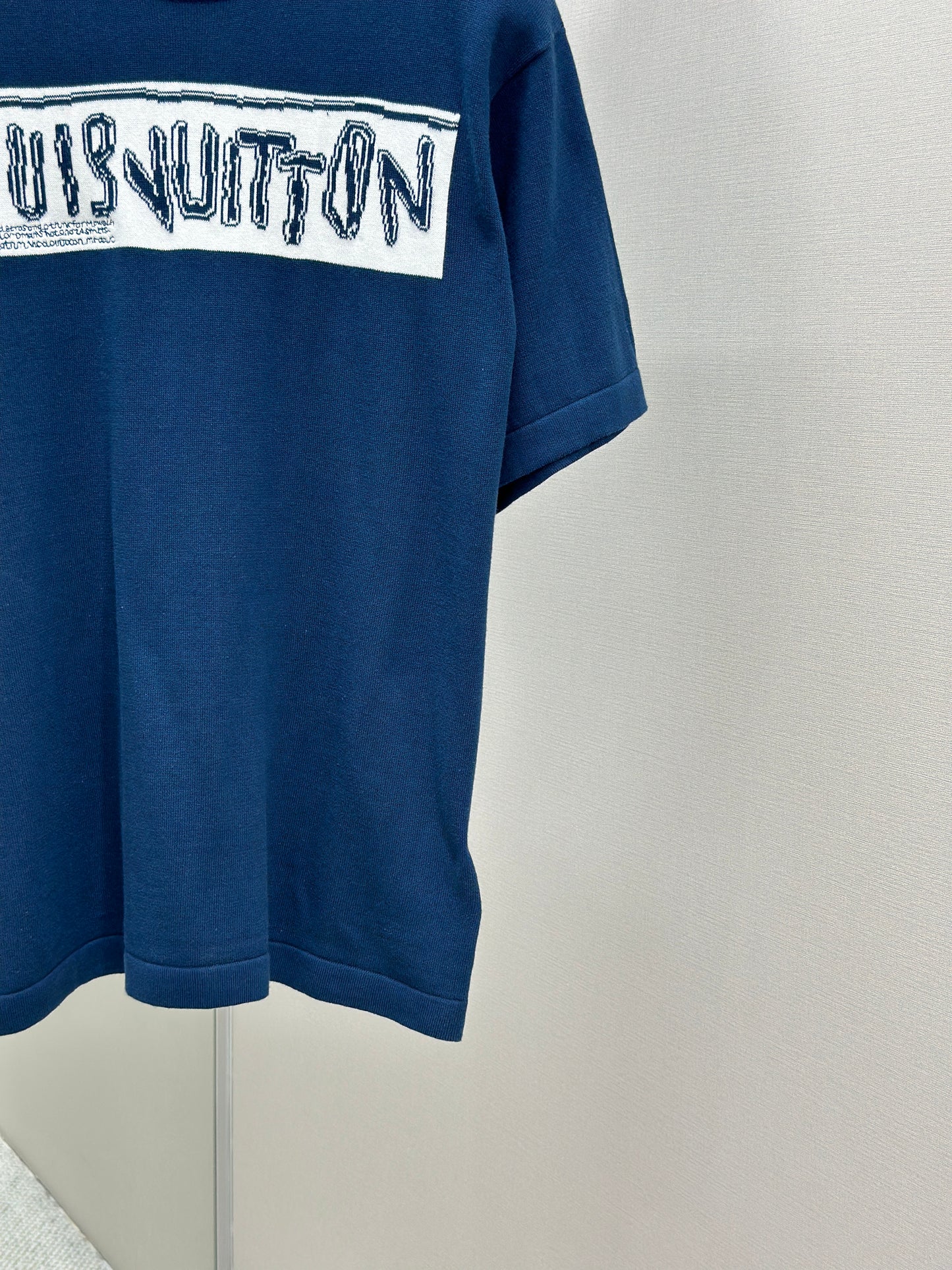 LOUI*V  Short-Sleeved Cotton Crewneck