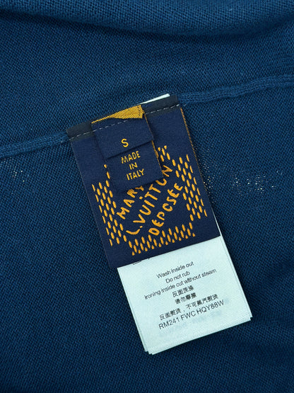 LOUI*V  Short-Sleeved Cotton Crewneck