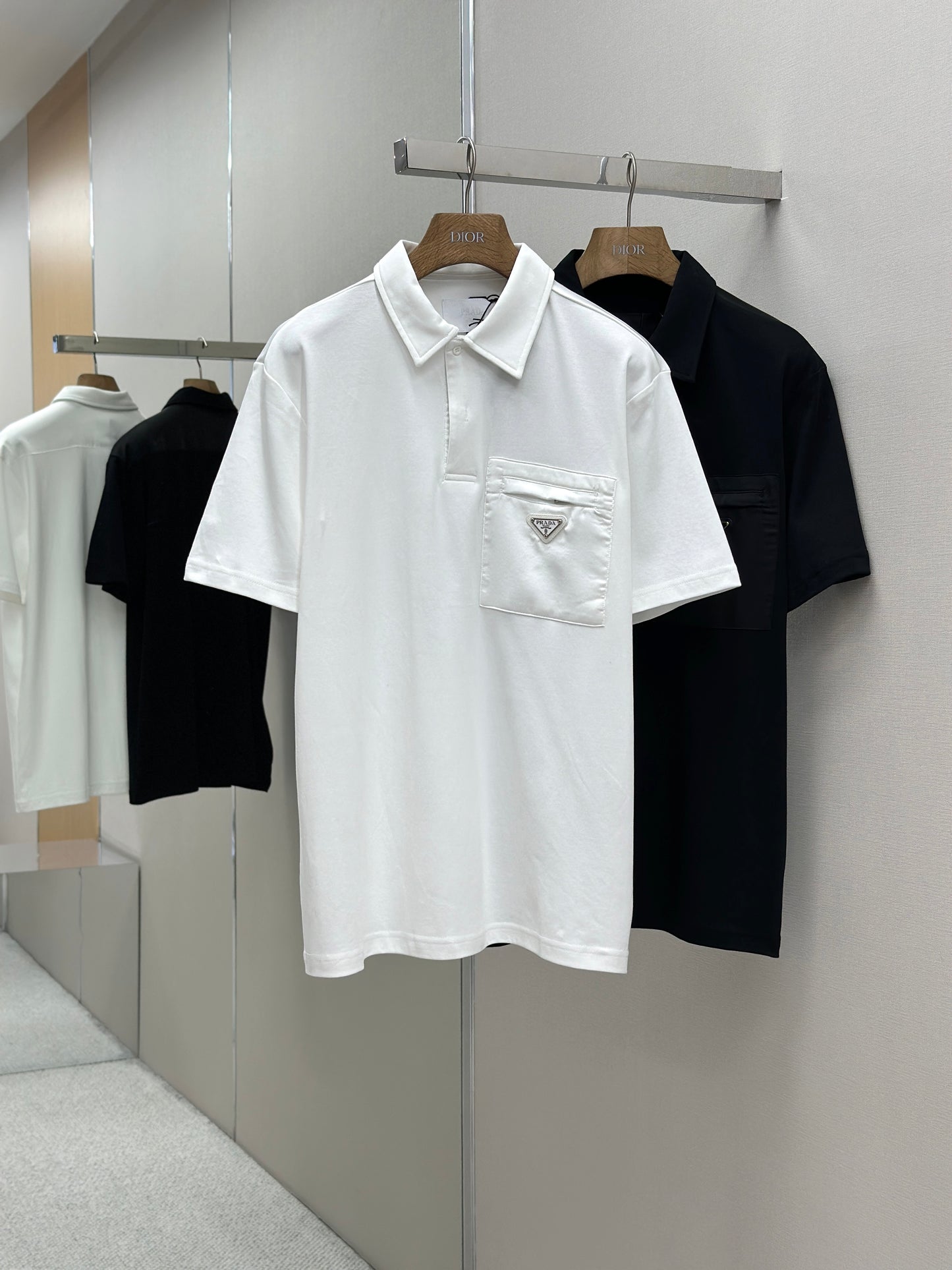 PRA* Re-Nylon and jersey T-shirt