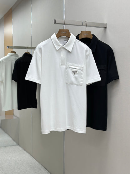 PRA* Re-Nylon and jersey T-shirt