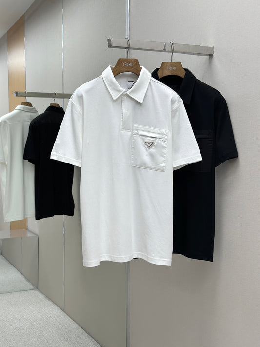 PRA* Re-Nylon and jersey T-shirt