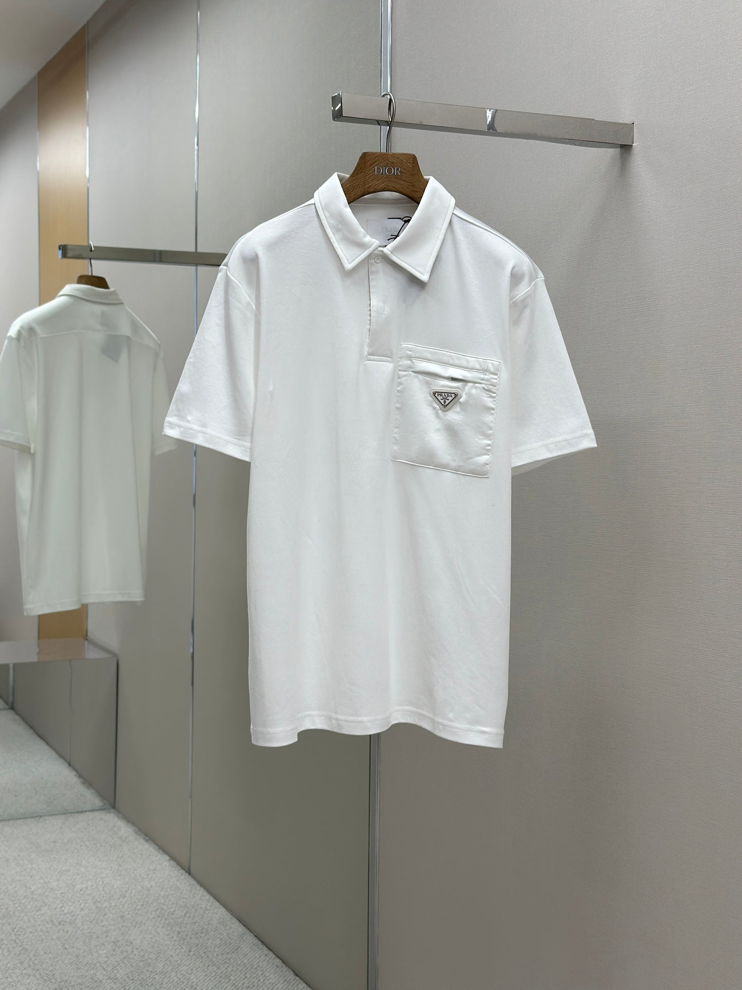 PRA* Re-Nylon and jersey T-shirt