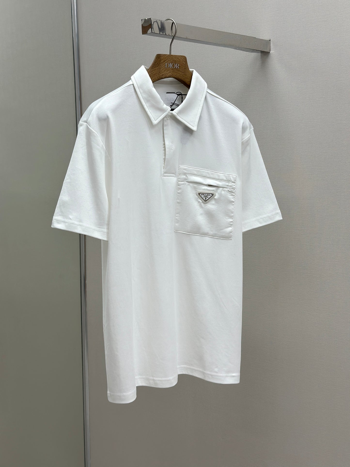 PRA* Re-Nylon and jersey T-shirt