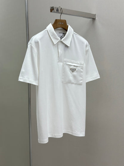 PRA* Re-Nylon and jersey T-shirt