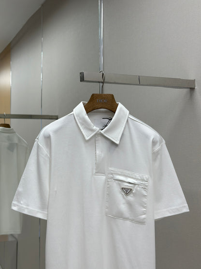 PRA* Re-Nylon and jersey T-shirt