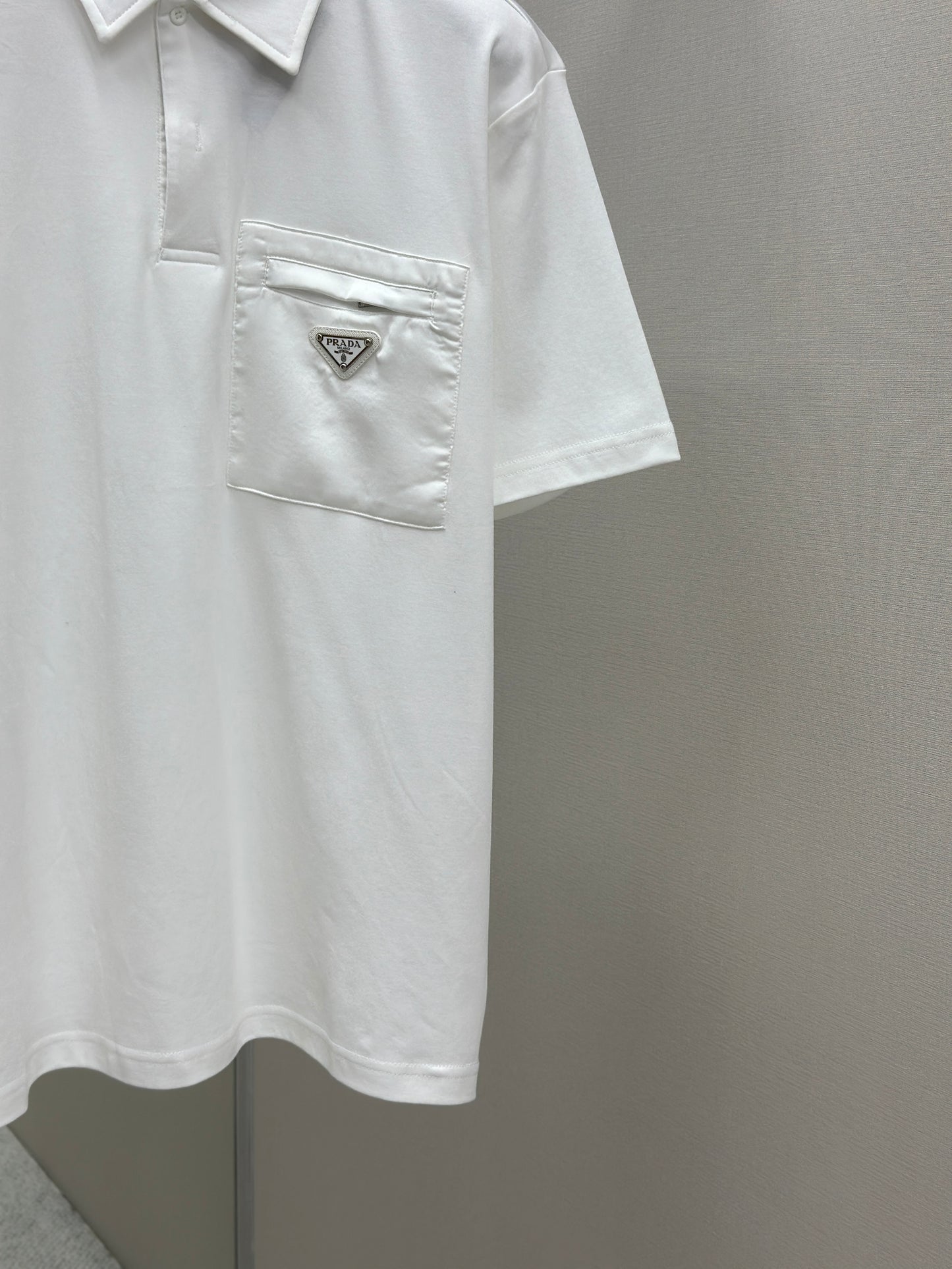 PRA* Re-Nylon and jersey T-shirt