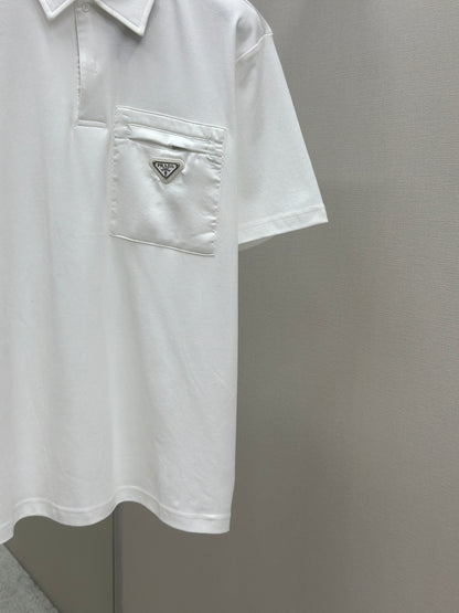 PRA* Re-Nylon and jersey T-shirt