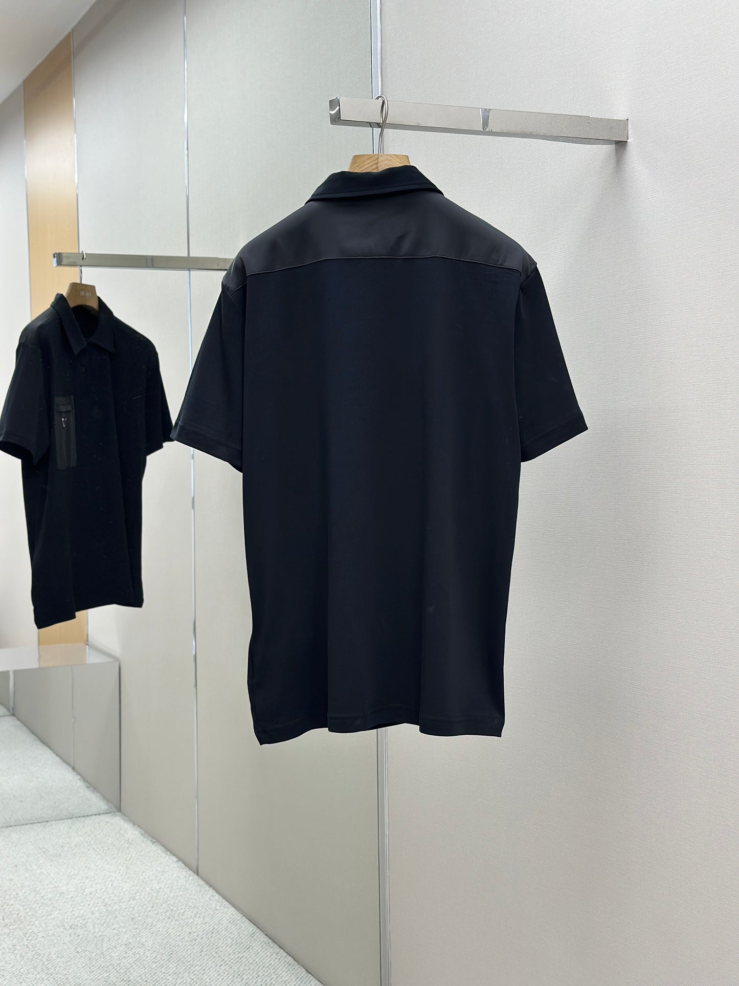 PRA* Re-Nylon and jersey T-shirt