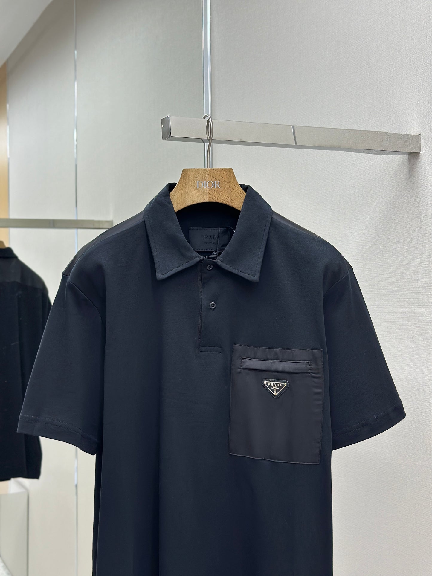 PRA* Re-Nylon and jersey T-shirt