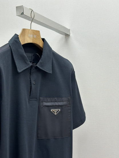 PRA* Re-Nylon and jersey T-shirt