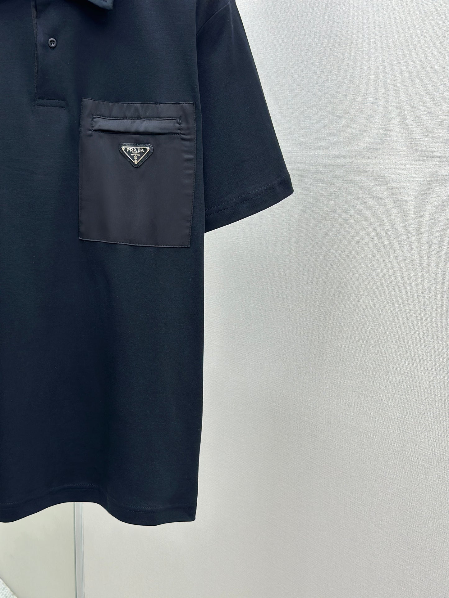 PRA* Re-Nylon and jersey T-shirt
