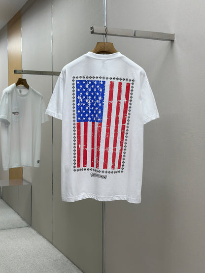 CHROM*H Holy Sword Flag Cotton T-Shirt