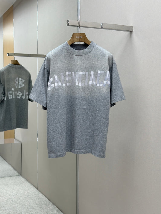 BALENC*  Men's New Tape Type Tr T-shirt Medium Fit in Grey