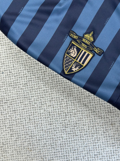 FEND1  Blue Pequin fabric T-shirt