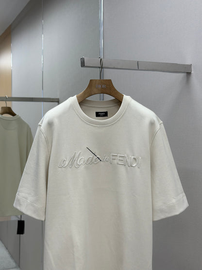 FEND1  3D embroidery T-shirt