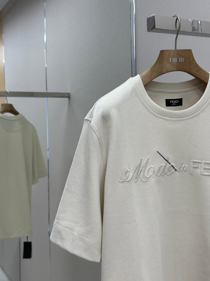FEND1  3D embroidery T-shirt