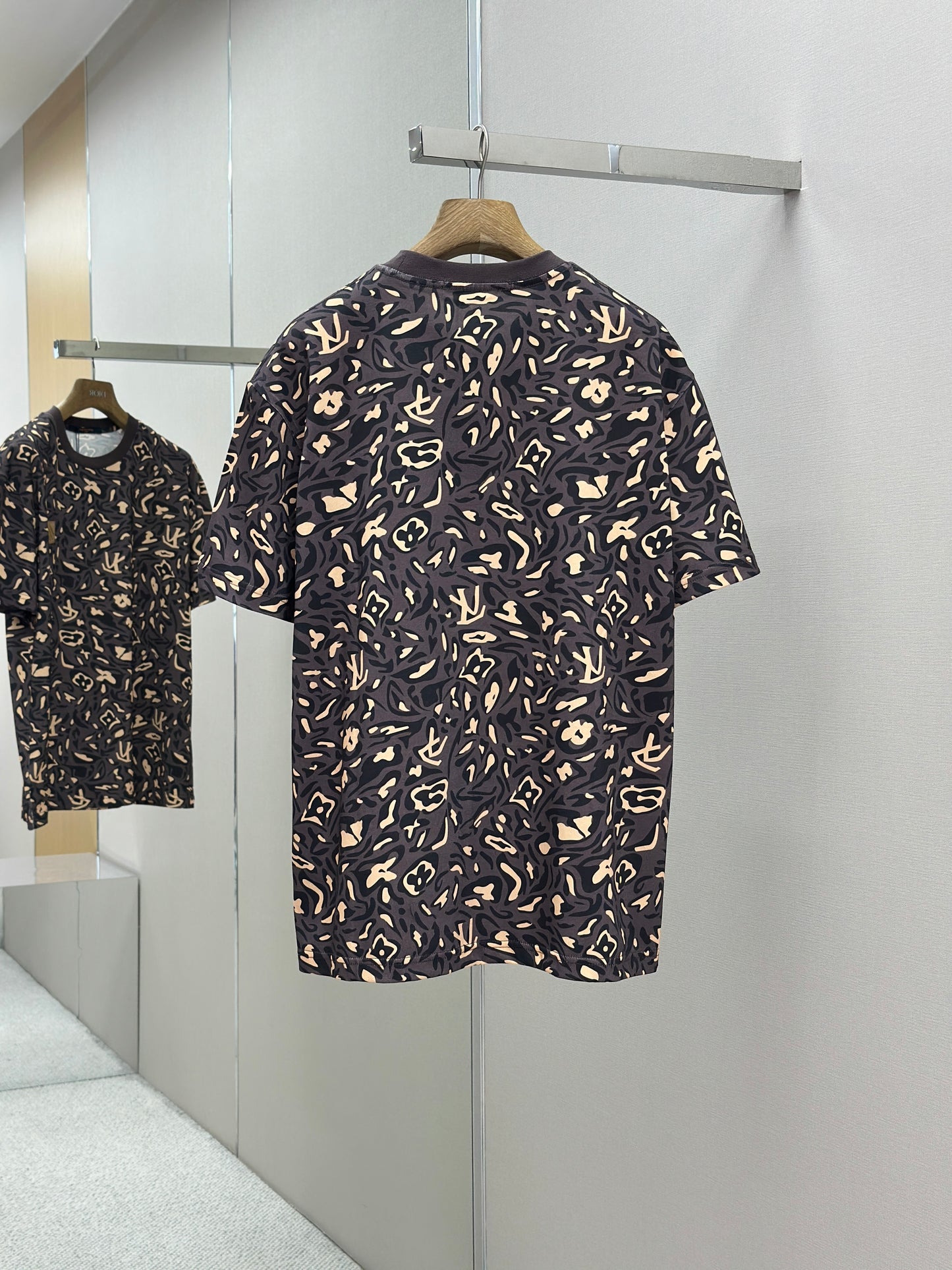 LOUI*V Printed Cotton Pique T-Shirt