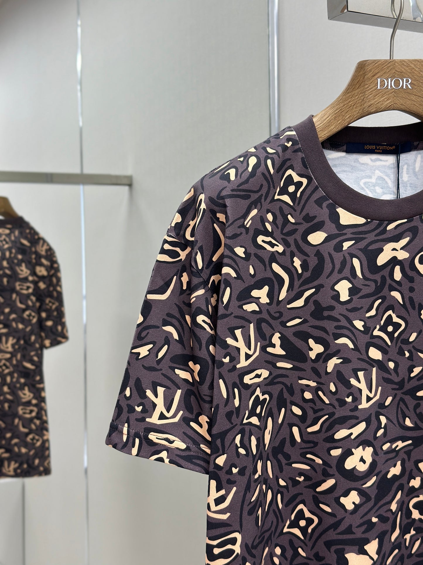 LOUI*V Printed Cotton Pique T-Shirt
