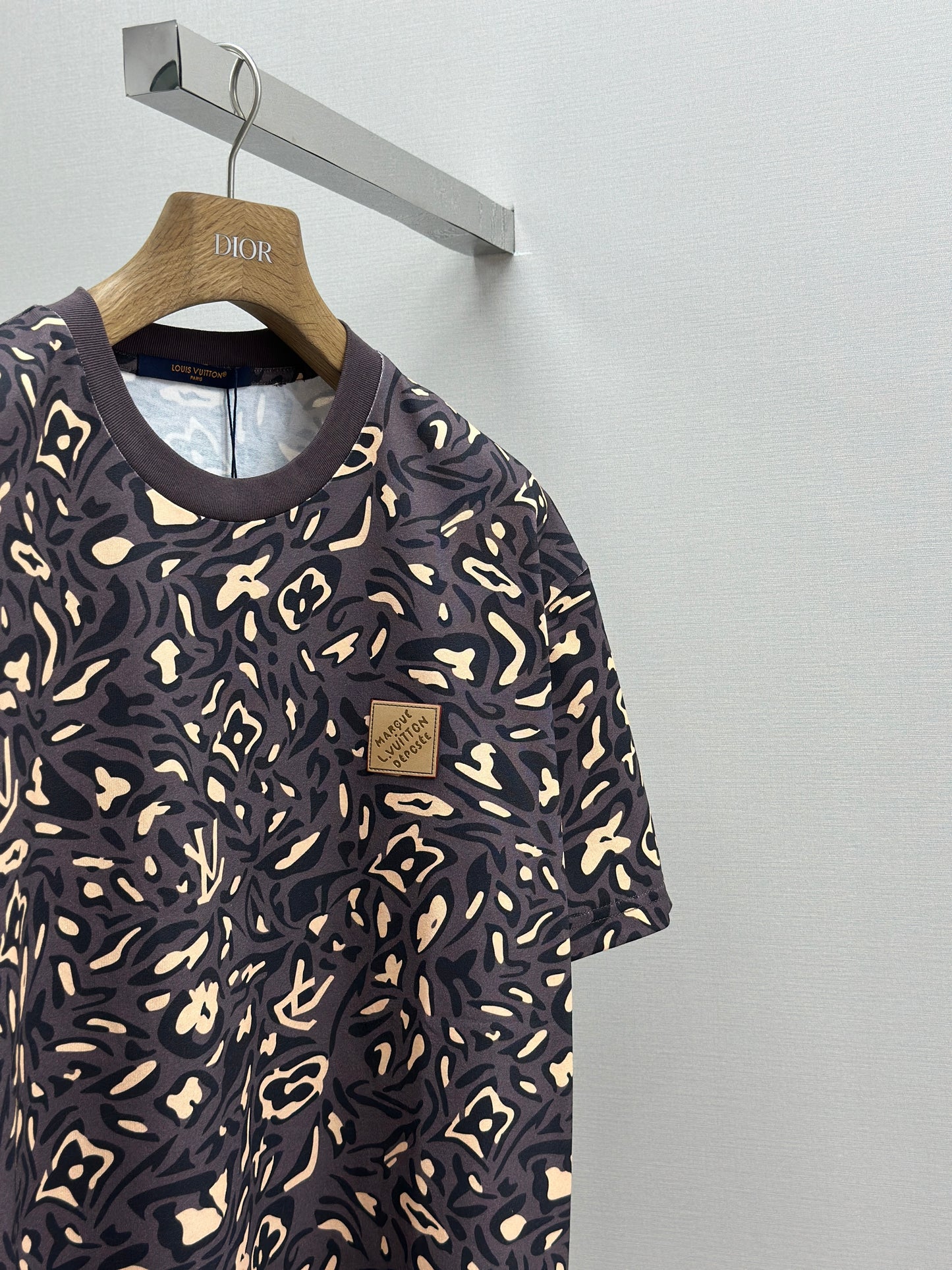 LOUI*V Printed Cotton Pique T-Shirt