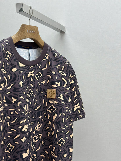 LOUI*V Printed Cotton Pique T-Shirt