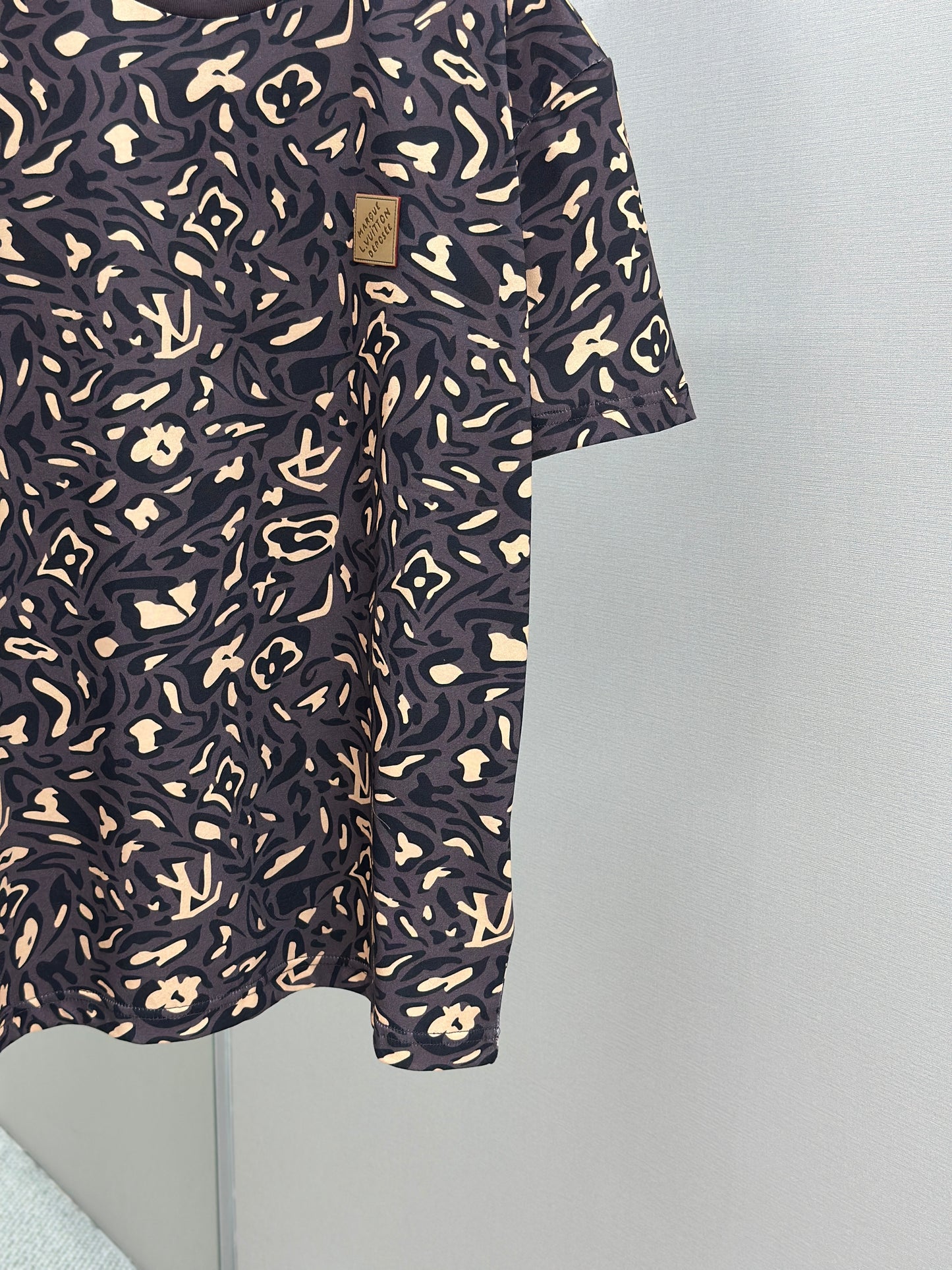LOUI*V Printed Cotton Pique T-Shirt