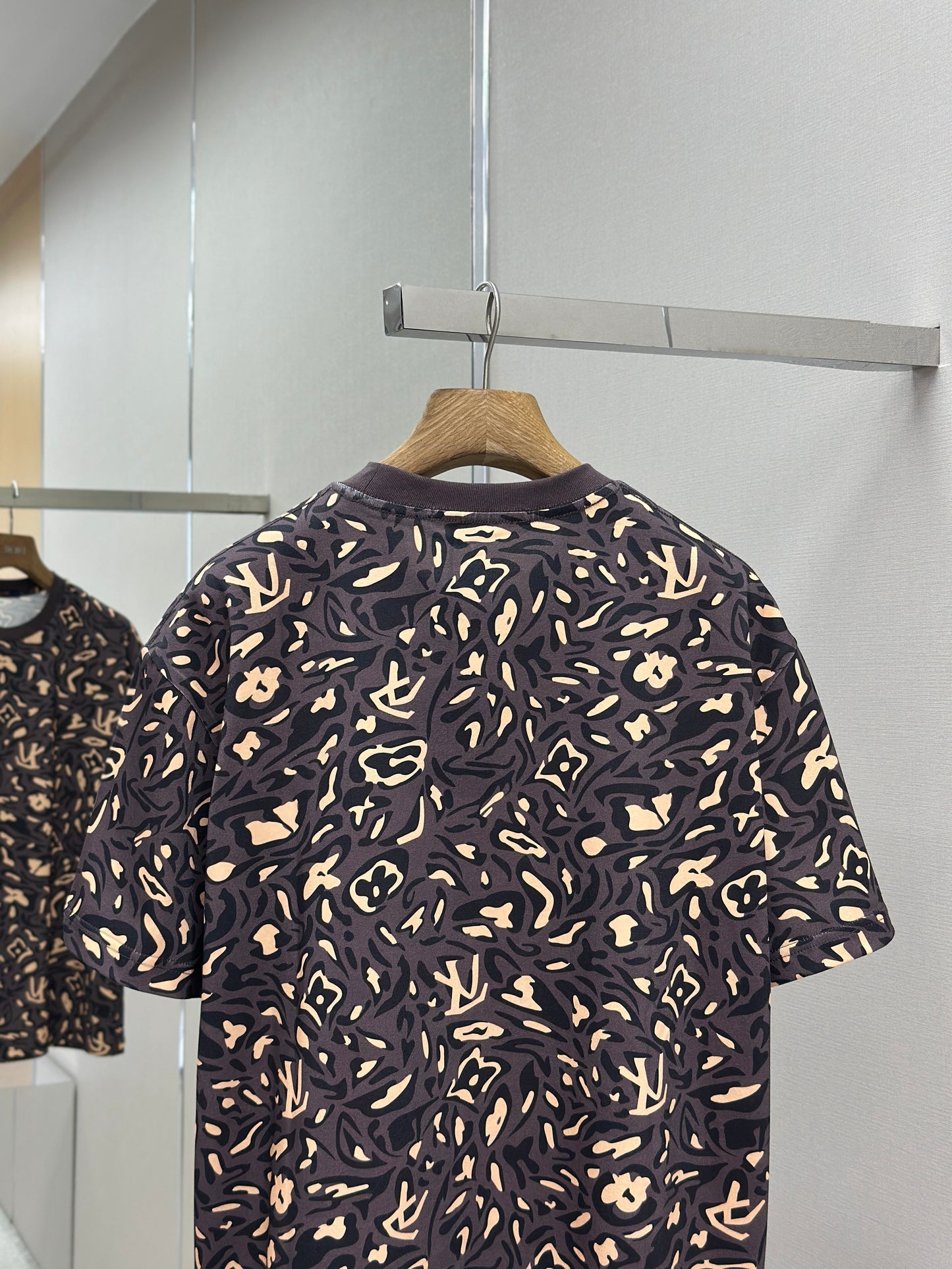 LOUI*V Printed Cotton Pique T-Shirt