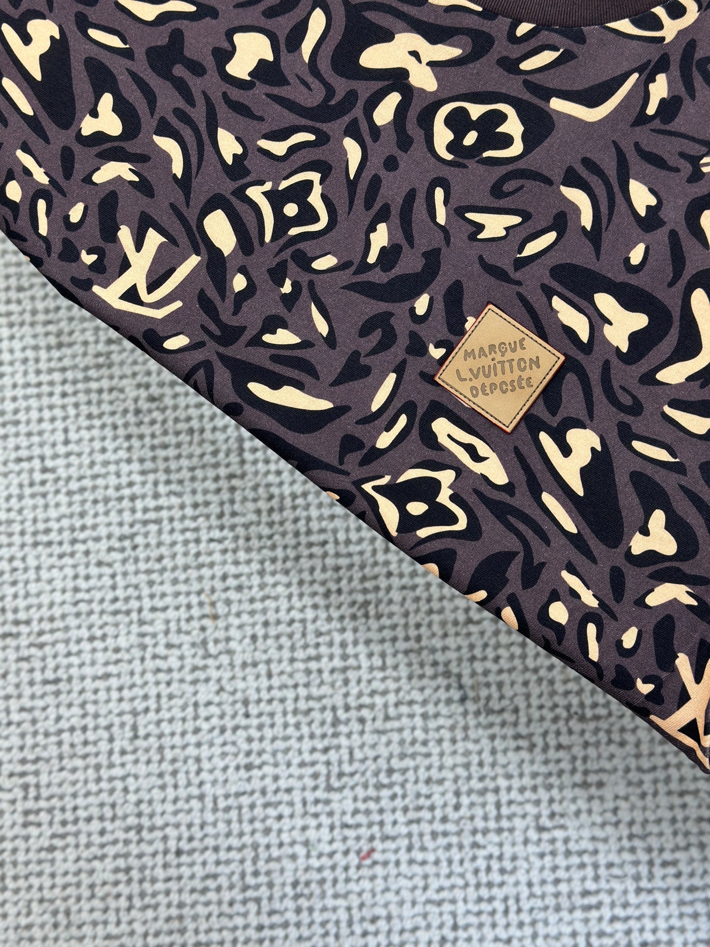 LOUI*V Printed Cotton Pique T-Shirt