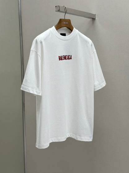 BALENC* security tape logo T-shirt Large Fit